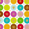 Papírové ubrousky Dots-Icons-white-multic.