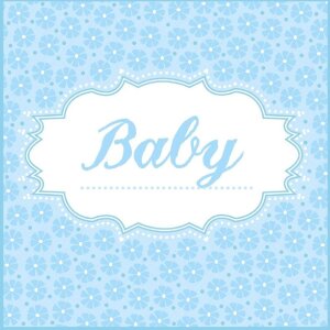 Papírové ubrousky Baby-bleu