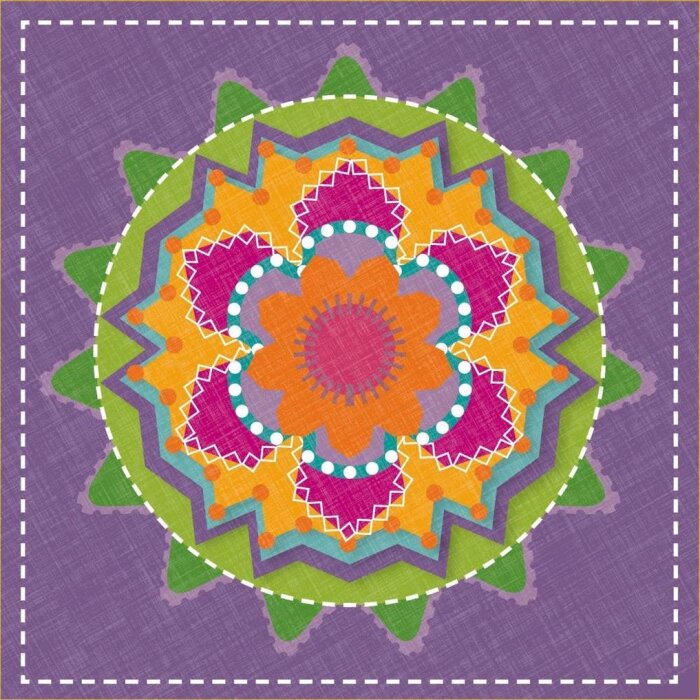 Papírové ubrousky kaleido-plum