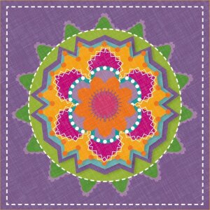 Papírové ubrousky kaleido-plum