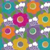Papírové ubrousky blossom-modern-plum