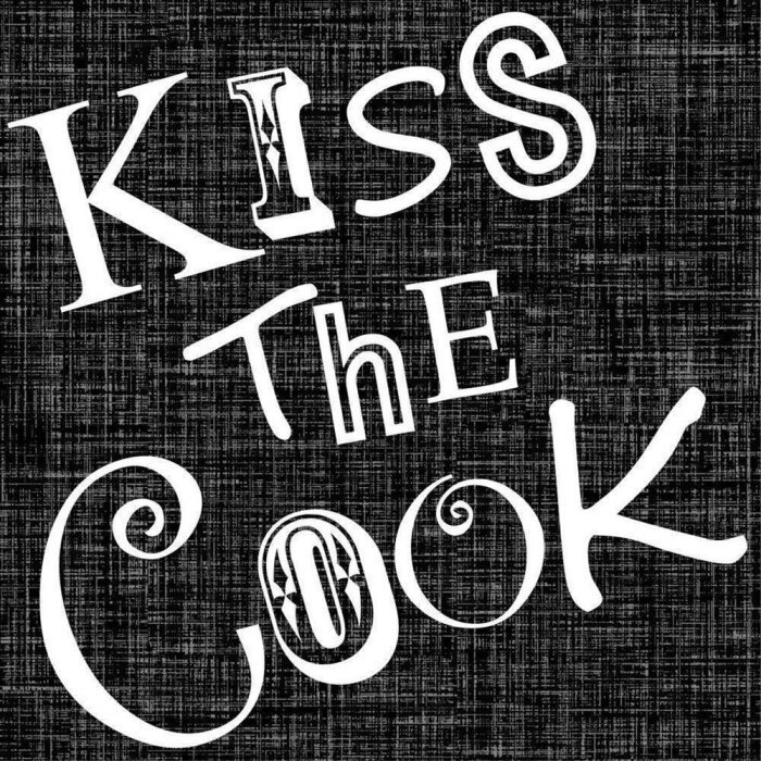 ARTEBENE papírové ubrousky Kiss the Cook-černé