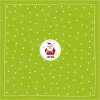 Papírové ubrousky Santa mini zelené