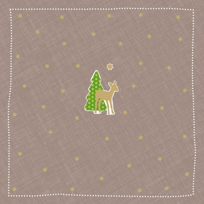Papírové ubrousky Artebene Bambi-small-taupe