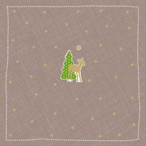 Papírové ubrousky Artebene Bambi-small-taupe