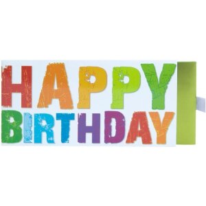 Artebene Geldumschlag Happy Birthday