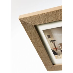 Dřevěný rám Walther HOME béžově hnědý 10x15 cm s paspartou 7x10 cm