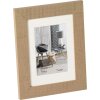 Dřevěný rám Walther HOME béžově hnědý 10x15 cm s paspartou 7x10 cm