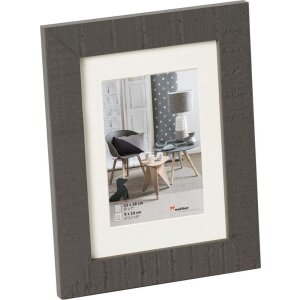 Dřevěný rám Walther Home grey 10x15 cm s paspartou 7x10 cm