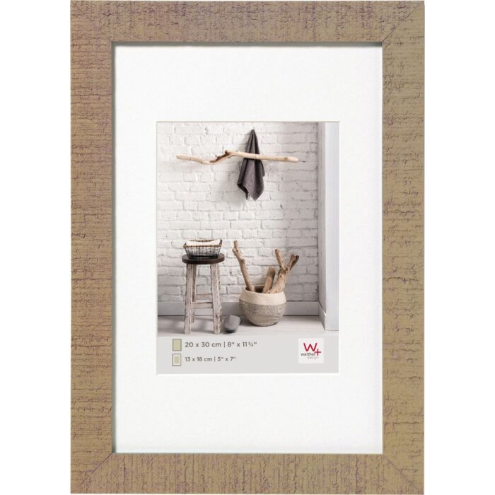 Dřevěný obrazový rám Walther HOME béžovo-hnědý 30x45 cm