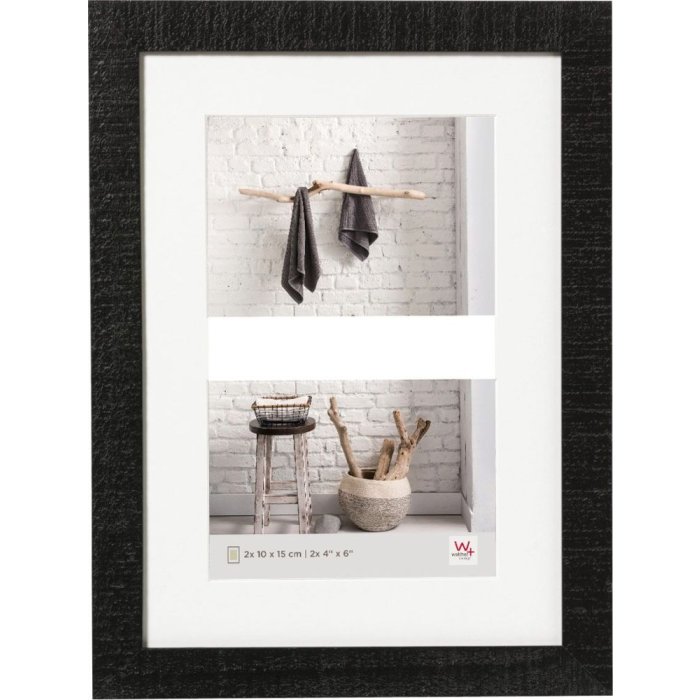 Walther galerijní rám Home black 2 fotografie 10x15 cm (28x36 cm)