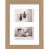 Dřevěný galerijní rám Walther HOME béžovo-hnědý 2 fotografie 10x15 cm