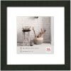 Dřevěný obrazový rám Walther HOME 20x20 cm černý s paspartou 15x15 cm