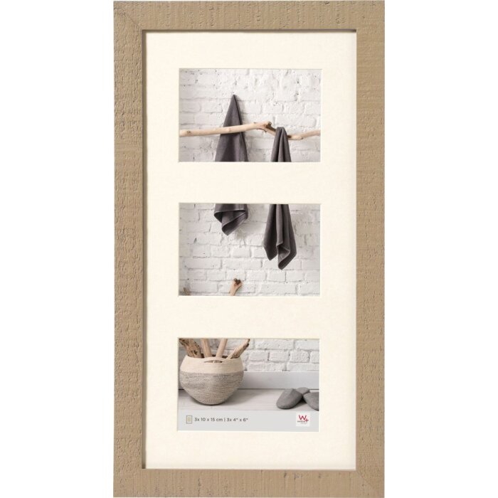 Walther galerijní rám Home 3 fotografie 13x18 cm béžovo-hnědý