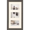 Dřevěný rám Walther Home 3 fotografie 13x18 šedá