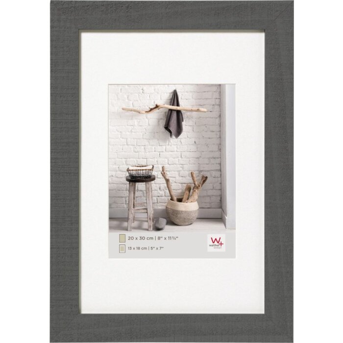 Dřevěný rám Walther Home 24x30 šedý