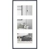 Plastový rámeček GALERIA pro galerii 3 x 10x15 cm - černý