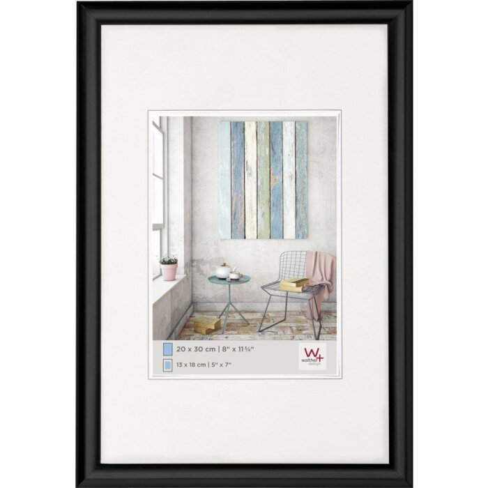 Plastový rám Walther Trendstyle černý 40x60 cm
