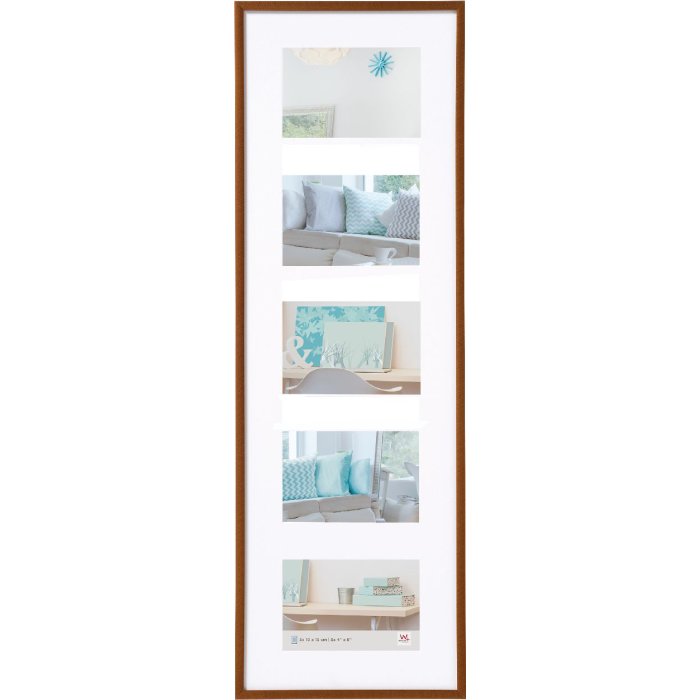 Plastový rámeček Walther New Lifestyle bronz 5 fotografií 10x15 cm