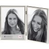 Walther dvojitý rám Chloe portrétní rám 2 fotografie 13x18 cm stříbrný