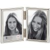 Walther kovový dvojitý rámeček Chloe 2 fotografie 6x9 cm stříbrný lesklý