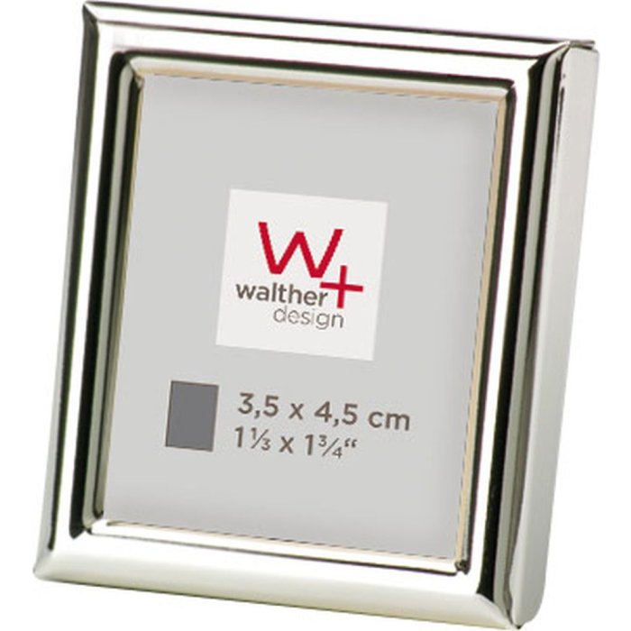 Walther fotorámeček mini rámeček Chloe stříbrný 3,5x4,5 cm