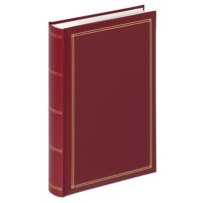 Walther slip-in album 300 fotografií 10x15 MONZA bordeaux Memo album s CD archivem