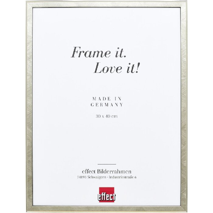 Effect Dřevěný rámeček Profil 29 stříbrný 25x50 cm Acryl