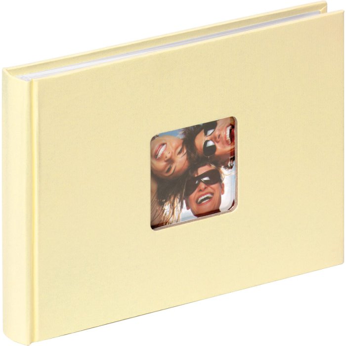 Walther malé fotoalbum FUN krémové 22x16 cm 40 bílých stran