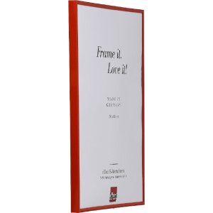 Effect Plastový rámek Art 13x13 cm červený s umělým sklíčkem