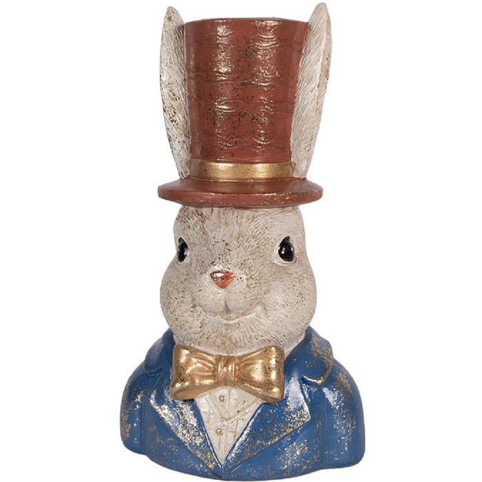 Clayre & Eef Socha králík béžová 17x13x29 cm