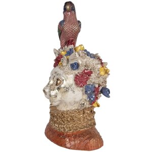 Clayre & Eef Socha kočky s ptákem...