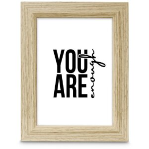 Hama Dřevěný rámeček Chic bílý nebo dub různé formáty