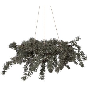 Clayre & Eef Vánoční věnec s LED...