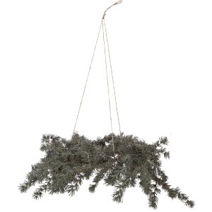 Clayre & Eef Vánoční věnec s LED...