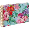 Goldbuch Spirálové album Velvet Bloom 23x17 cm bílé s zlatými tlačenkami