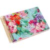 Goldbuch Spirálové album Velvet Bloom 23x17 cm bílé s zlatými tlačenkami