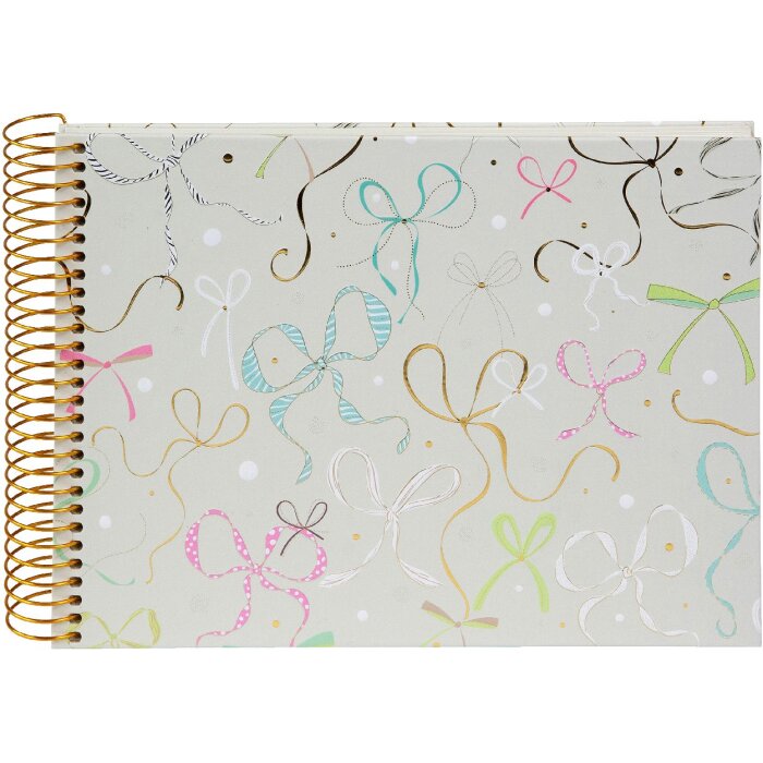 Goldbuch Spirálové album taupe 23x17 cm, 40 bílých stran s reliéfem