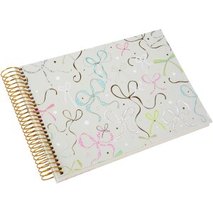 Goldbuch Spirálové album taupe 23x17 cm, 40 bílých stran s reliéfem