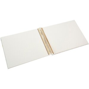 Goldbuch Spirálové album taupe 23x17 cm, 40 bílých stran s reliéfem