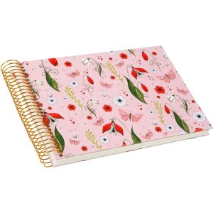 Goldbuch Spirálový album Secret Garden růžový 23x17 cm