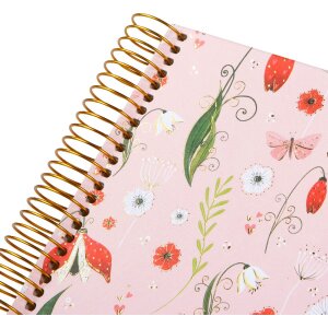 Goldbuch Spirálový album Secret Garden růžový 23x17 cm