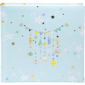 Goldbuch Fotoalbum Lullaby Line Boy 25x25 cm – 60...
