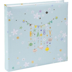 Goldbuch Fotoalbum Lullaby Line Boy 25x25 cm – 60...