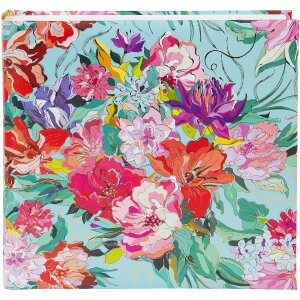 Goldbuch Fotoalbum Velvet Bloom 25x25 cm s zlatou gravírováním a pergamenovými listy