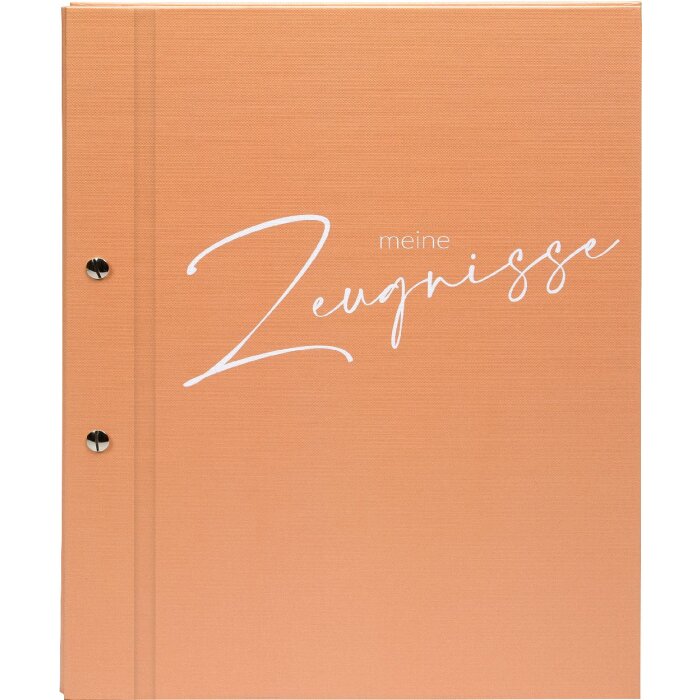 Goldbuch Mapa na diplom světlé pfrišicové tóny 24x31 cm s 12 transparentními obaly