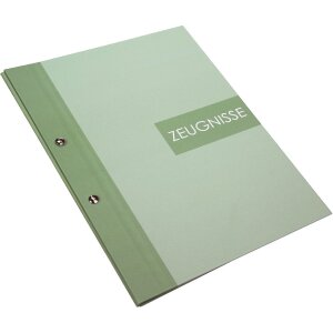 Goldbuch Mapa na známky Zweiklang matcha 24x31 cm s 12 průhlednými obaly