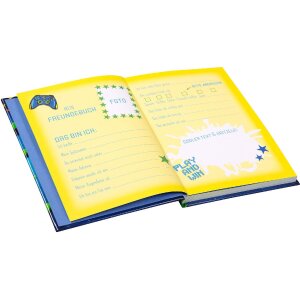 Goldbuch Kniha přátel Level Up! 15x21 cm DIN A5 – 88 ilustrovaných stran