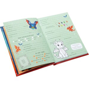 Goldbuch Kniha kamarádů s motivem draka 15x21 cm