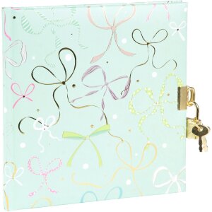 Goldbuch Deník pásky taupe 16x16 cm